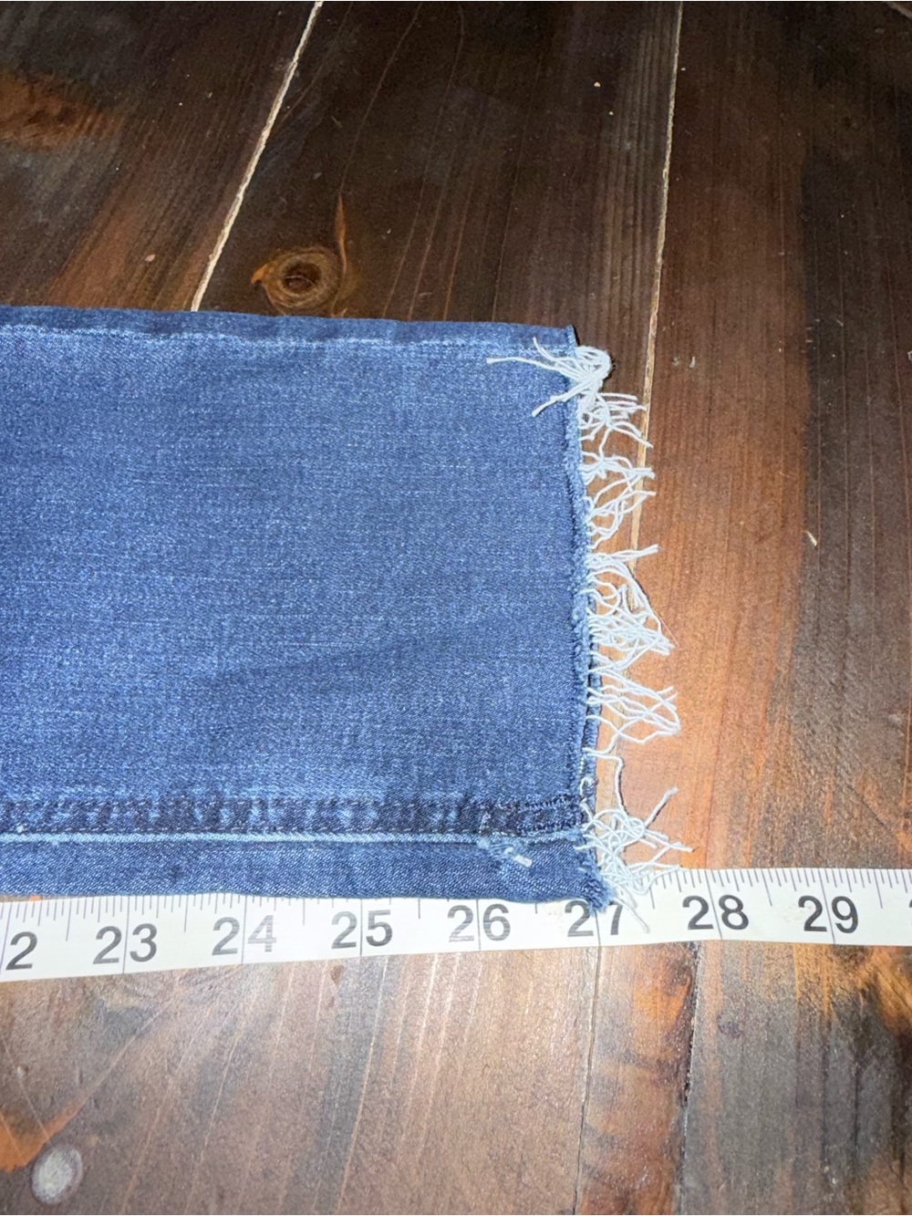Mother Jeans The Mid Rise Dazzler Ankle Fray in Fancy Meeting You Here Size 27 - Picture 11 of 11